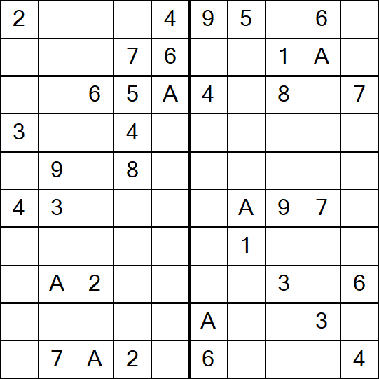Sudoku 10x10 - Hard