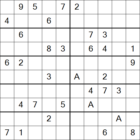 Sudoku 10x10 - Hard