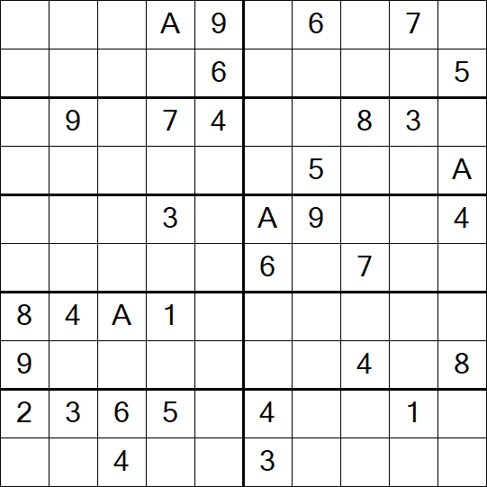 Sudoku 10x10 - Hard