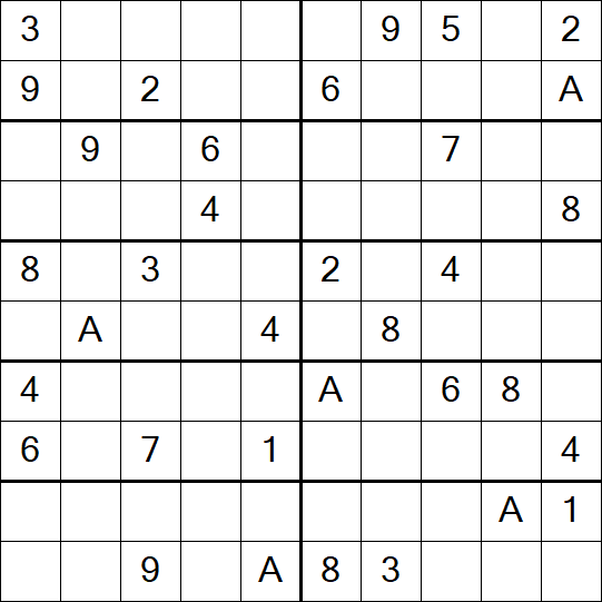 Sudoku 10x10 - Hard