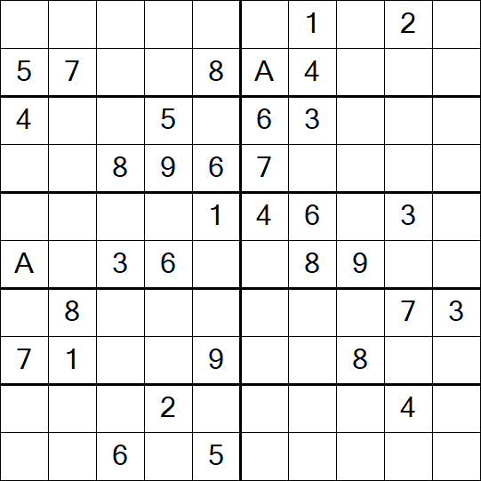 Sudoku 10x10 - Hard