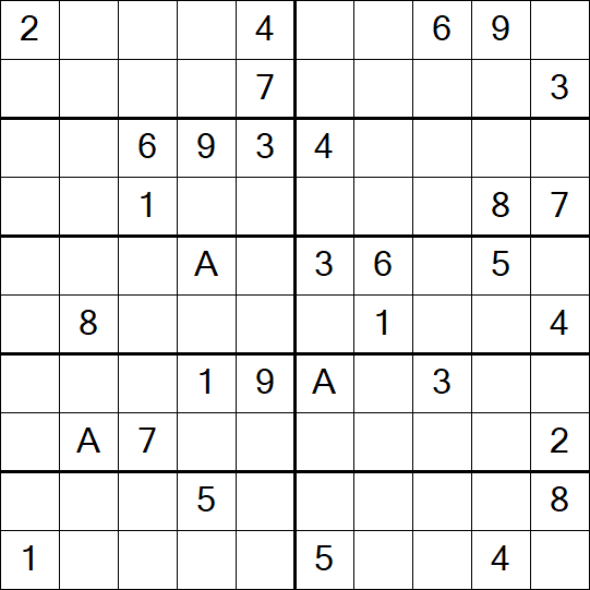 Sudoku 10x10 - Difícil