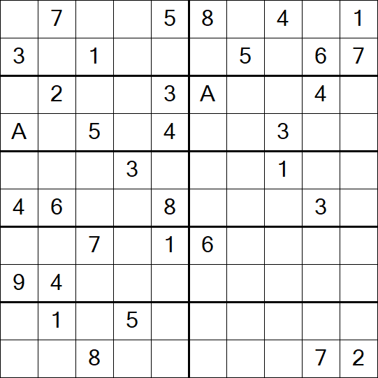 Sudoku 10x10 - Hard