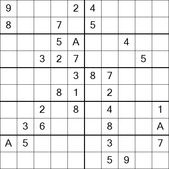 Sudoku 10x10 - Hard