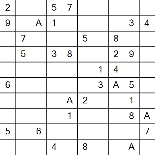 Sudoku 10x10 - Hard
