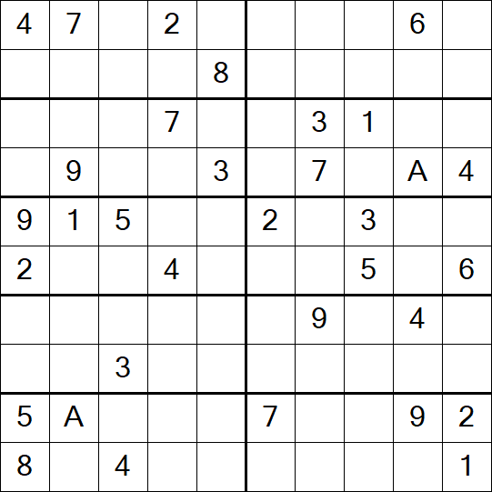 Sudoku 10x10 - Hard