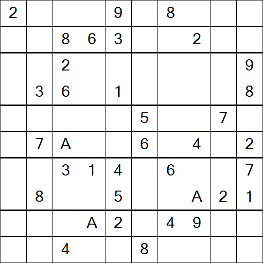 Sudoku 10x10 - Hard
