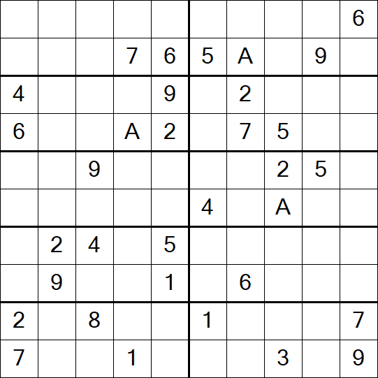 Sudoku 10x10 - Hard