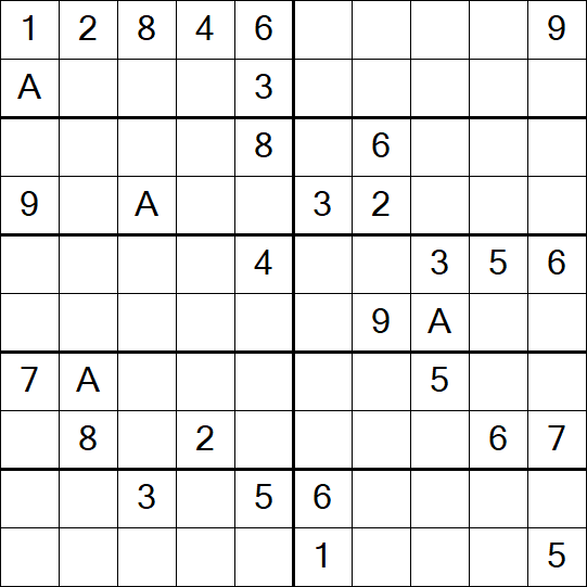Sudoku 10x10 - Hard