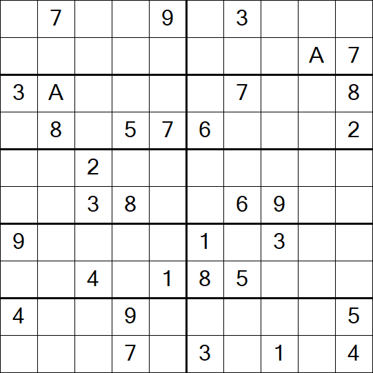 Sudoku 10x10 - Difficile