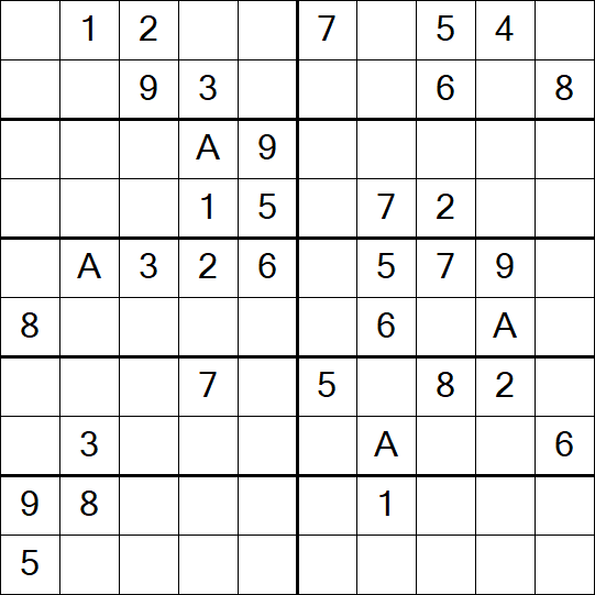 Sudoku 10x10 - Difícil