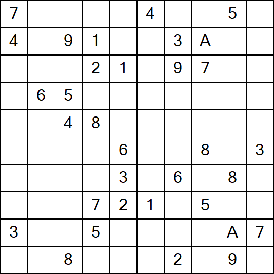 Sudoku 10x10 - Difficile