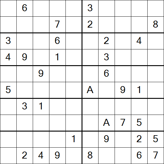 Sudoku 10x10 - Difficile