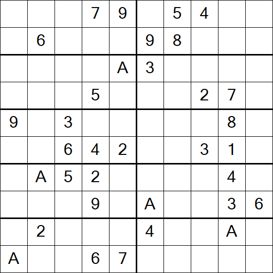 Sudoku 10x10 - Difficile