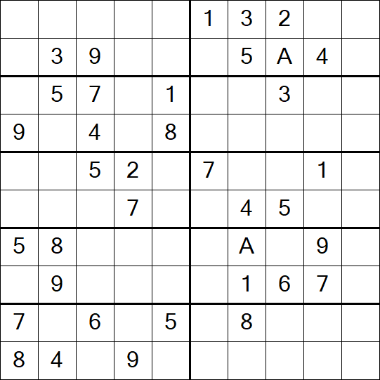 Sudoku 10x10 - Medio