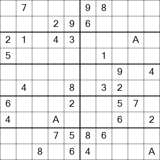 Sudoku 10x10 - Moyen