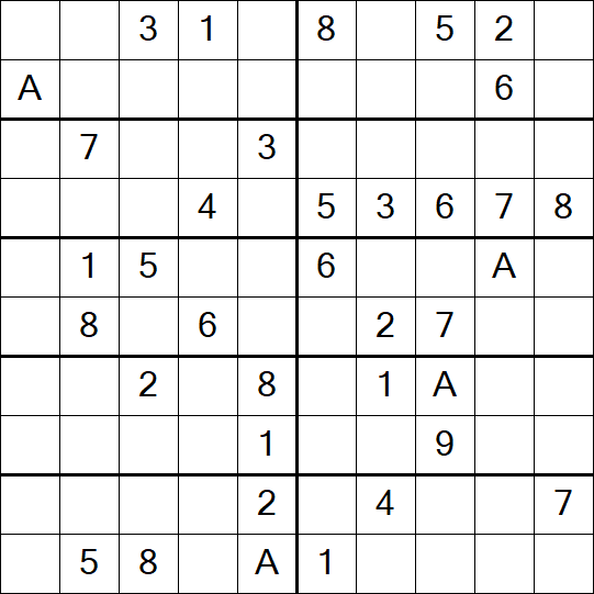 Sudoku 10x10 - Medium