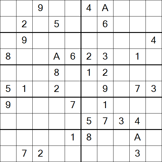 Sudoku 10x10 - Medium