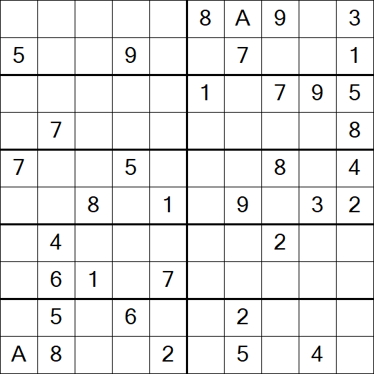 Sudoku 10x10 - Medium