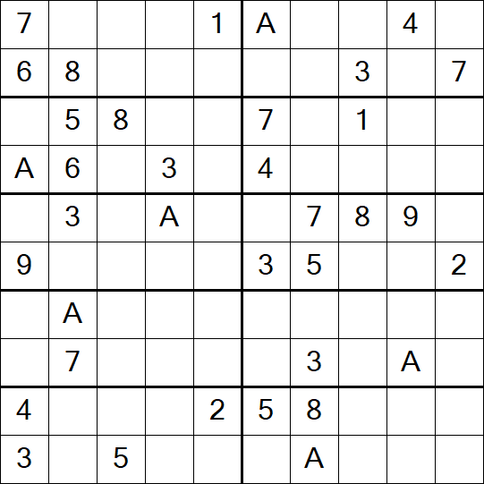 Sudoku 10x10 - Medium