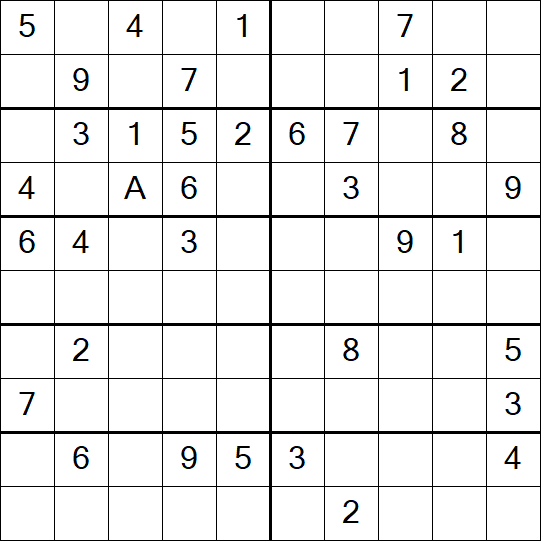 Sudoku 10x10 - Medium
