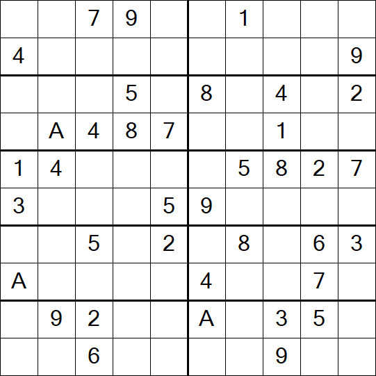 Sudoku 10x10 - Medium