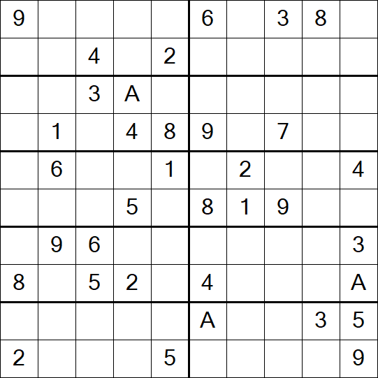 Sudoku 10x10 - Moyen