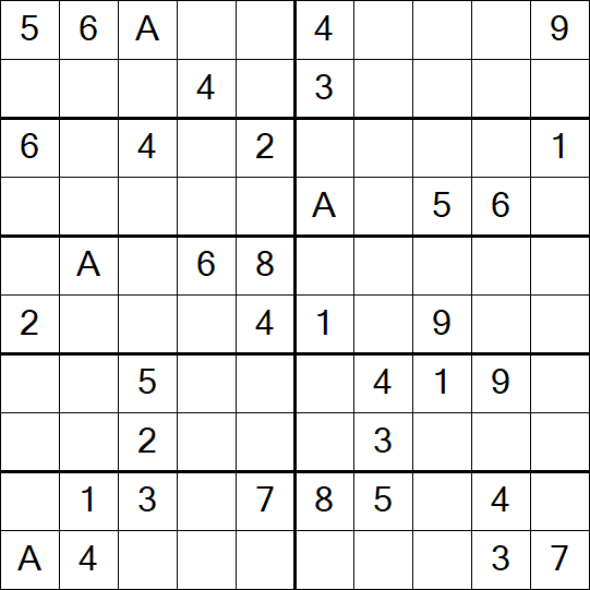 Sudoku 10x10 - Moyen