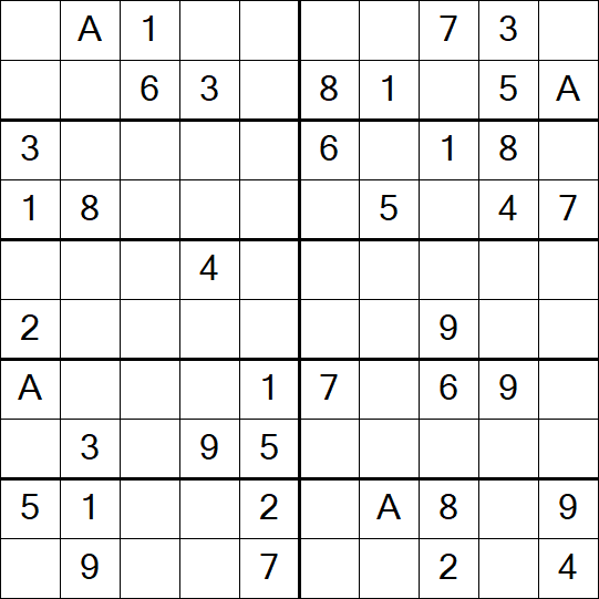 Sudoku 10x10 - Medium