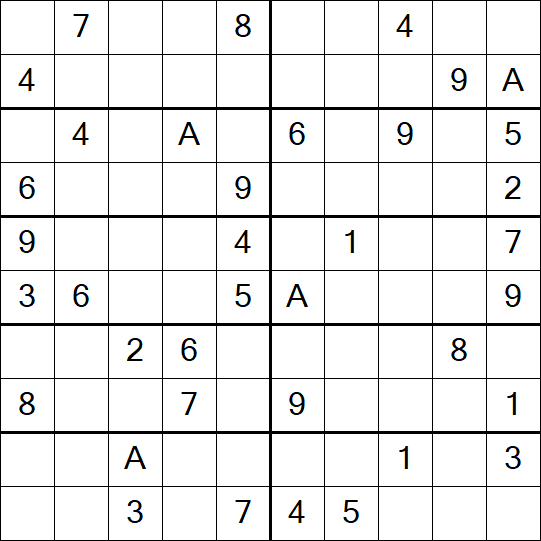 Sudoku 10x10 - Moyen