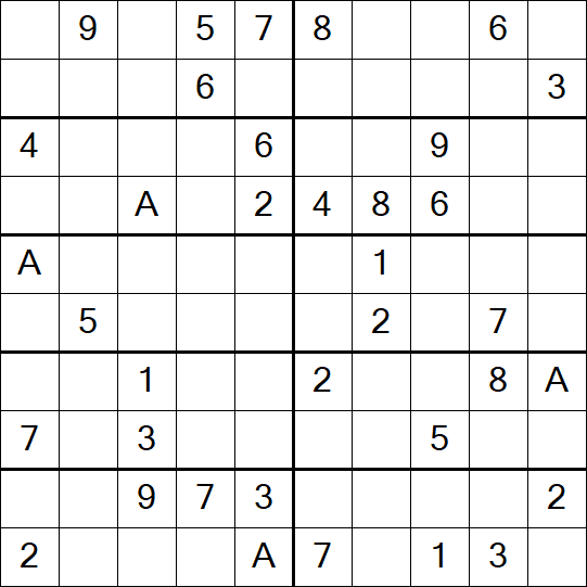 Sudoku 10x10 - Medium