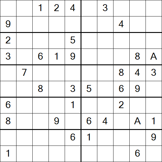 Sudoku 10x10 - Médio