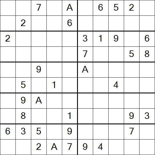 Sudoku 10x10 - Médio