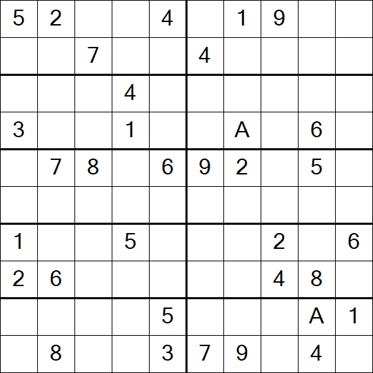 Sudoku 10x10 - Médio