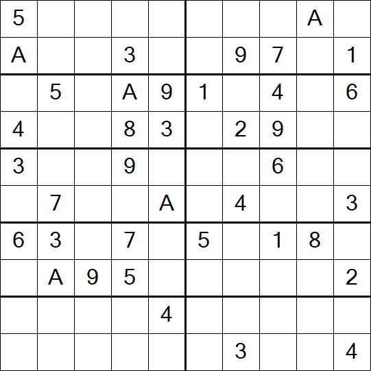 Sudoku 10x10 - Médio