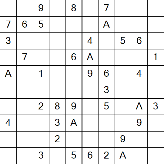 Sudoku 10x10 - Medium