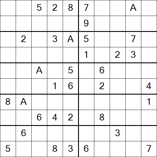 Sudoku 10x10 - Médio