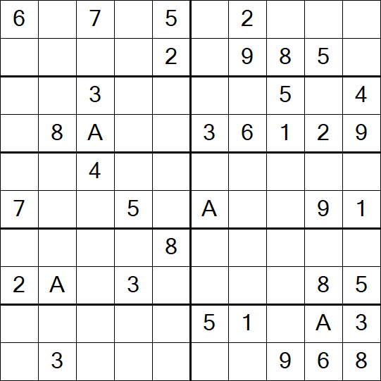 Sudoku 10x10 - Médio