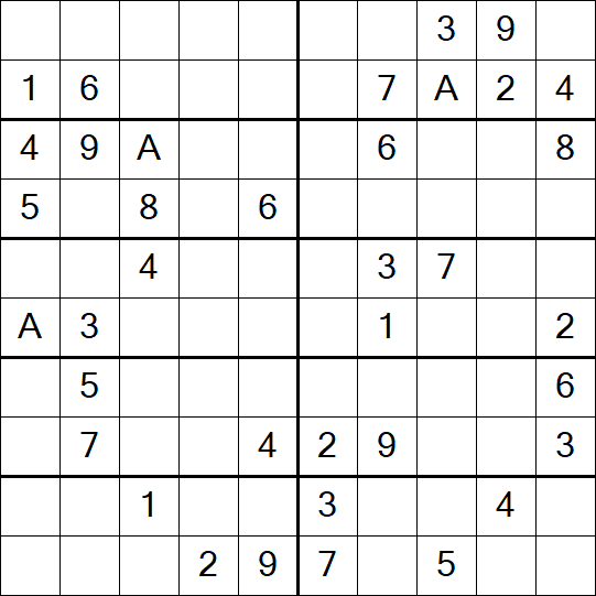Sudoku 10x10 - Medium