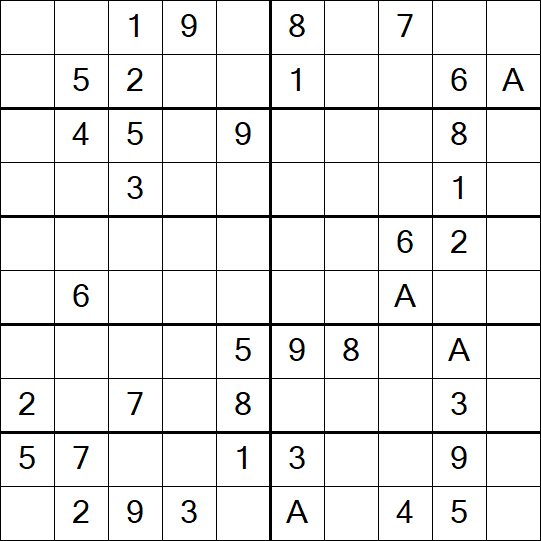 Sudoku 10x10 - Medium