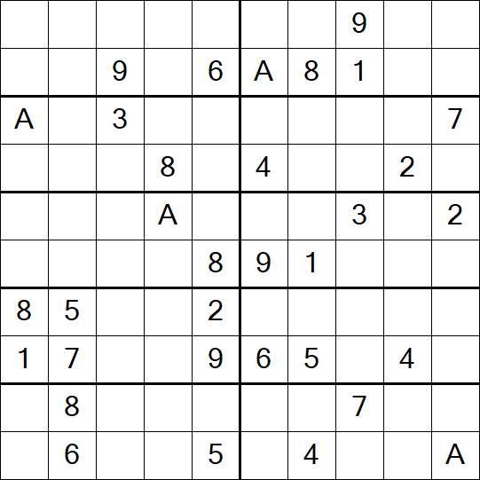 Sudoku 10x10 - Medium