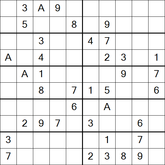 Sudoku 10x10 - Medium