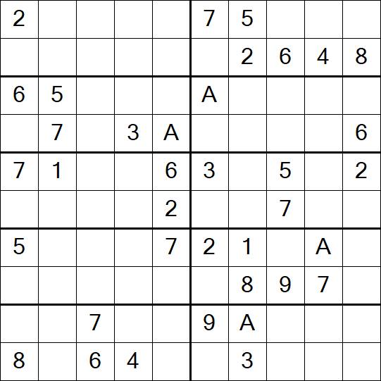 Sudoku 10x10 - Medium