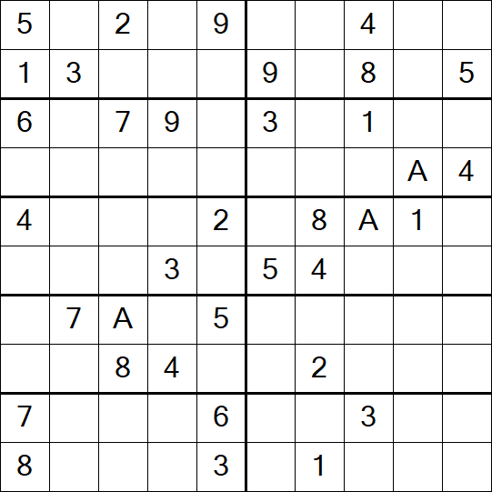 Sudoku 10x10 - Médio