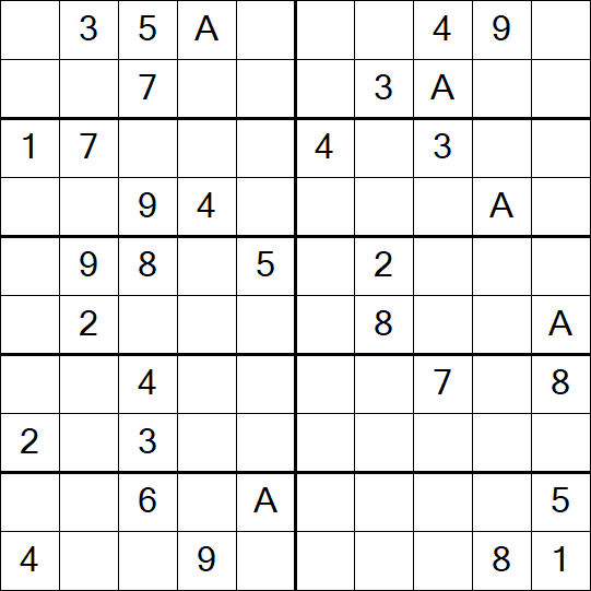Sudoku 10x10 - Médio