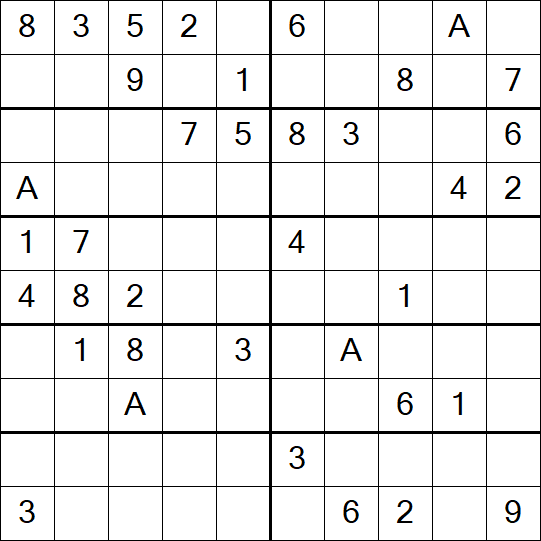 Sudoku 10x10 - Médio