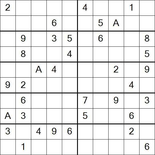 Sudoku 10x10 - Médio