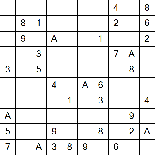 Sudoku 10x10 - Médio