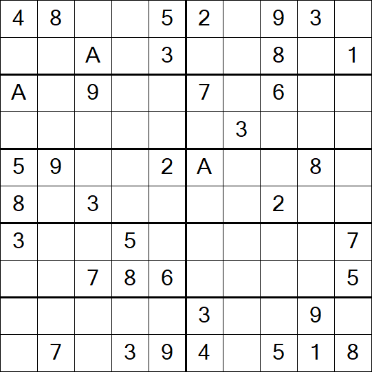 Sudoku 10x10 - Mittel