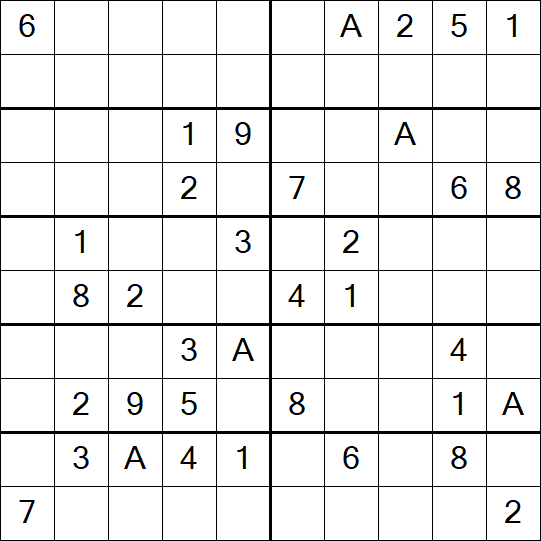 Sudoku 10x10 - Médio